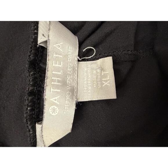 Athleta studio wide leg pants black size XL Tall - Picture 6 of 7